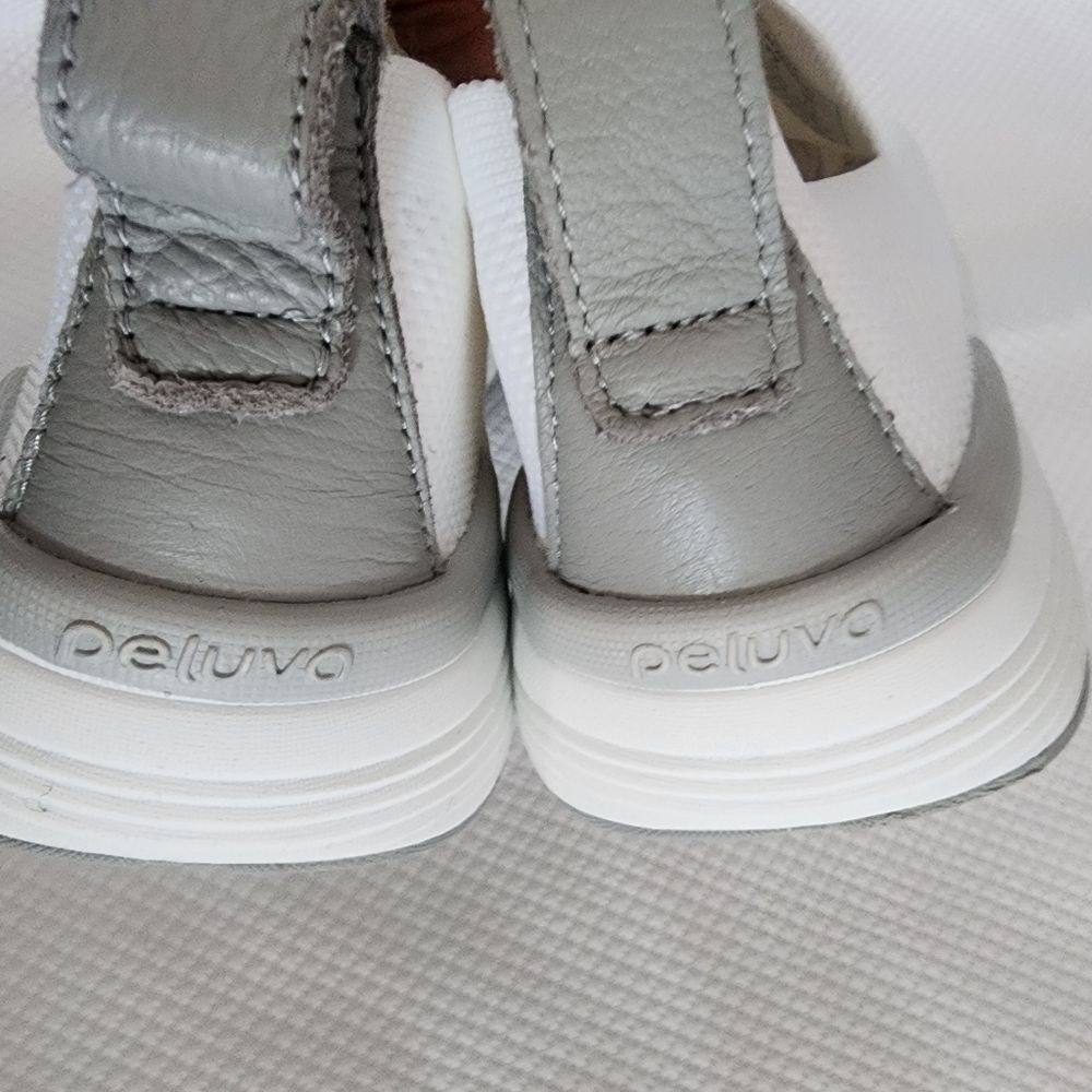 Peluva White Slip-On Toe Loafers - Picture 8 of 13